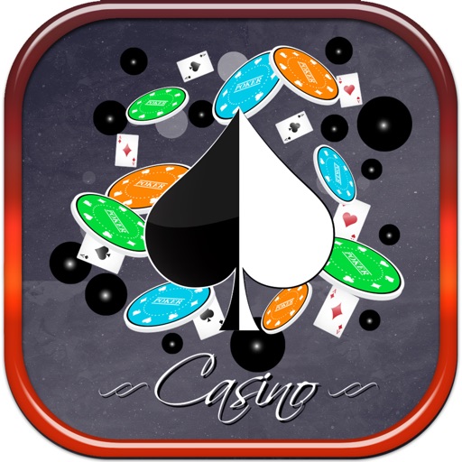 Spades Black and White Slots - Real Casino Slot Machines icon