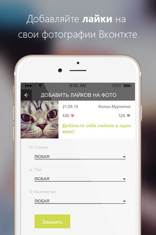 Ваш рейтинг для ВКонтакте Free: статистика, накрутка лайков и подписчиков screenshot 2