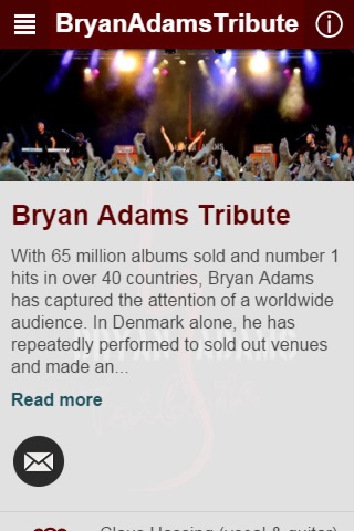 Bryan Adams Tribute screenshot 2