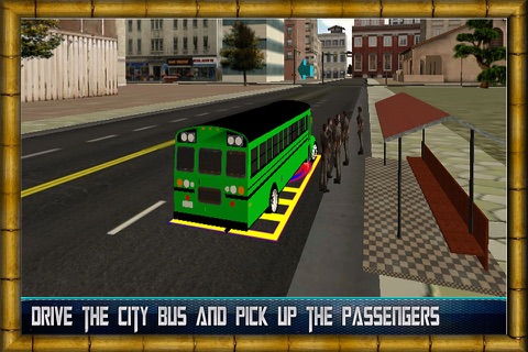 City Bus Driving Simulator 2016 - Real passengers pick & drop driver traffic parking Sim screenshot 2