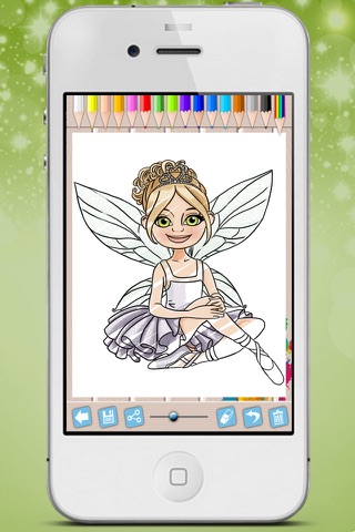Fairies Coloring Book Paint princesses tales - Premium screenshot 4