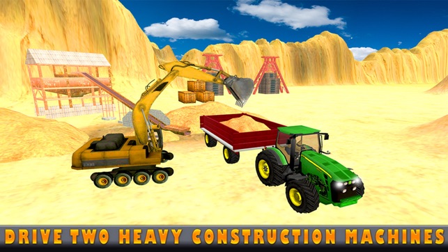 Sand Excavator Tractor Simulator(圖2)-速報App