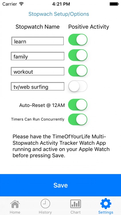 TimeOfYourLife Pro Self Improvement App for Watch screenshot-3