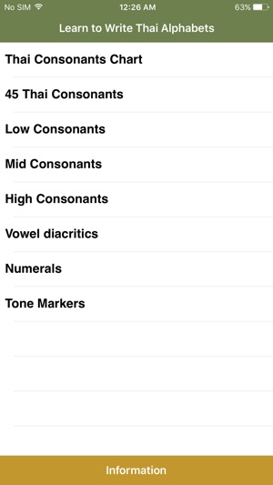 Easy Learn Thai Alphabets for iPhone & iPod Touch(圖4)-速報App