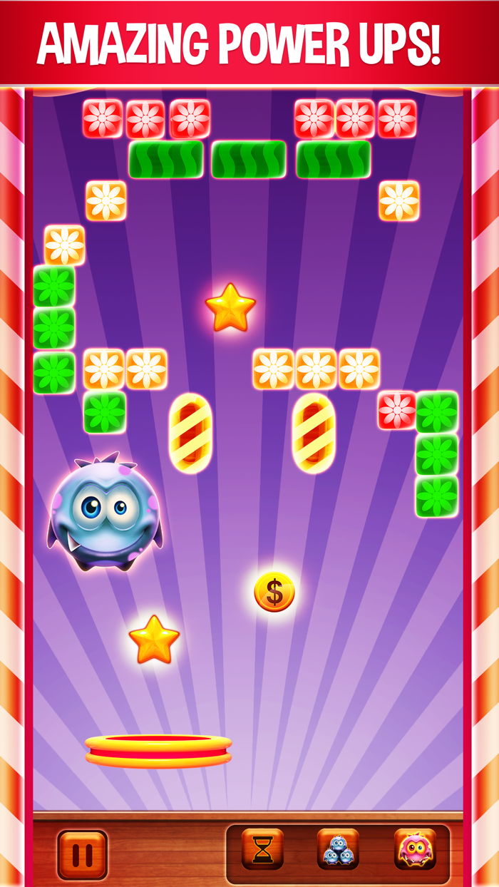 Candy Little Monster Brick Breaker Free