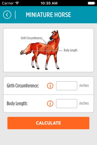 Zoetis Horse Weight Calculator screenshot 2