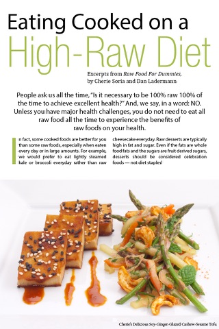 Raw Food Magazine screenshot 4