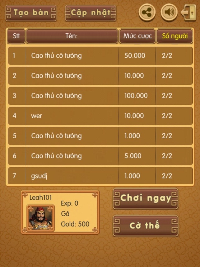 Co tuong Online -Cờ tướng 2018