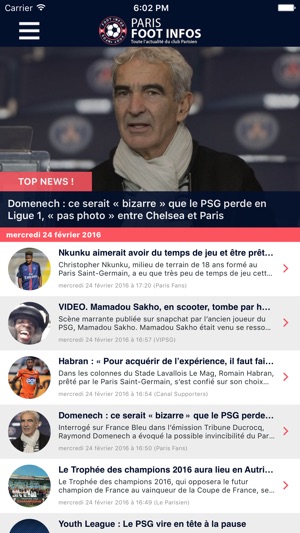 Paris Foot Infos : Ici c'est toute l'actualité du club paris(圖1)-速報App