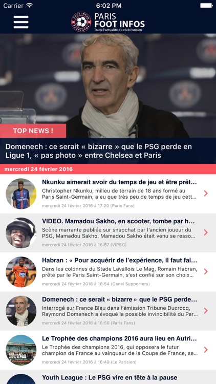 Paris Foot Infos : Ici c'est toute l'actualité du club parisien - PSG édition