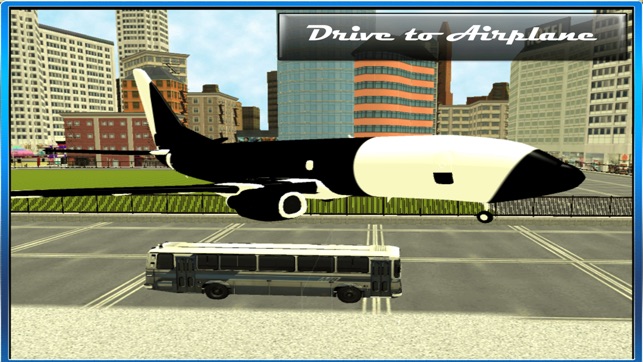 AirPort Bus Driving : Free City Parking 