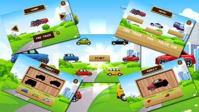 Cars and Trucks Puzzle Vocabulary Game for Kids and Toddlers - Education game to Learn Vehicle Vocabulary Words 1.2 IOS -