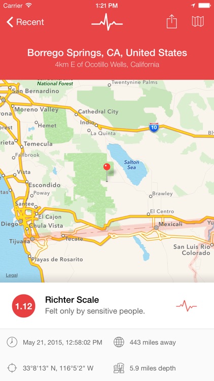 My Earthquake Alerts Pro - Worldwide Earthquakes