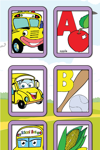 ABC Learning My Alphabet School Bus Coloring Book screenshot 2