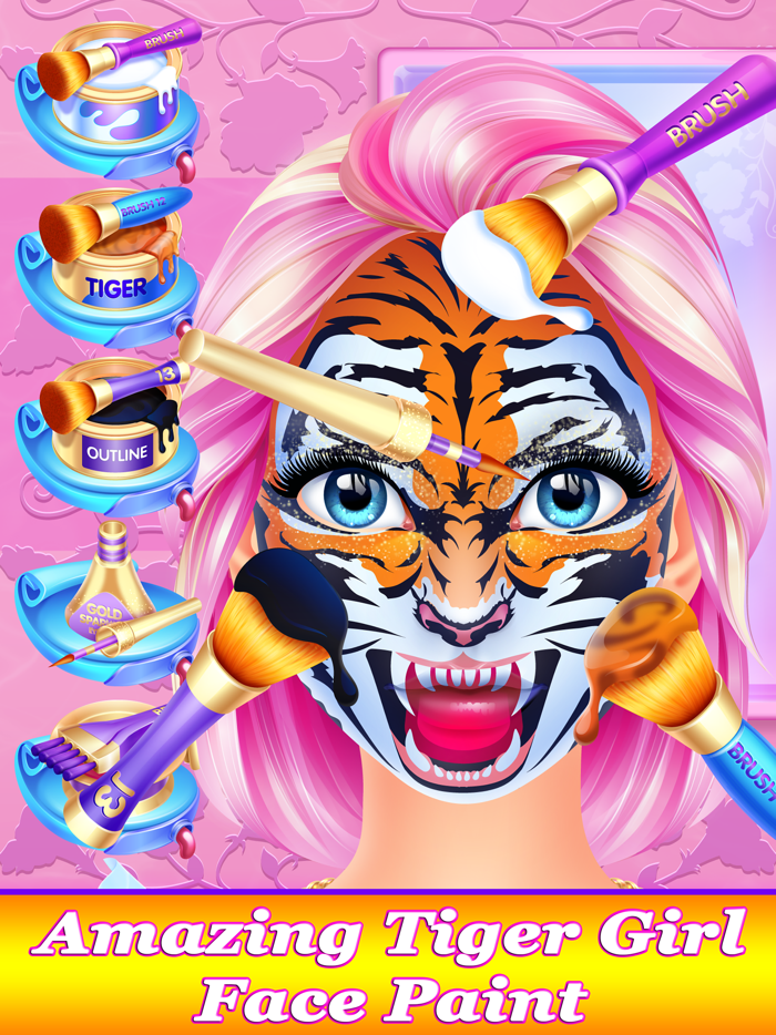 Crazy Face Paint Party Salon - Makeup  Kids Games