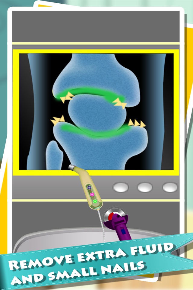 Knee Surgery Simulator - Kids First Aid Helper Game screenshot 4