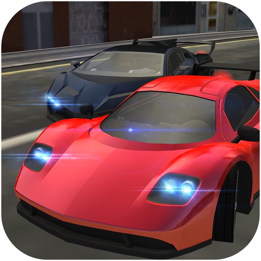 Extreme Super Sports Car City Traffic Drive and Real Asphalt Road Drift Race Simulator Icon