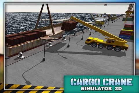 Heavy Cargo Construction Crane Simulator 3D screenshot 3