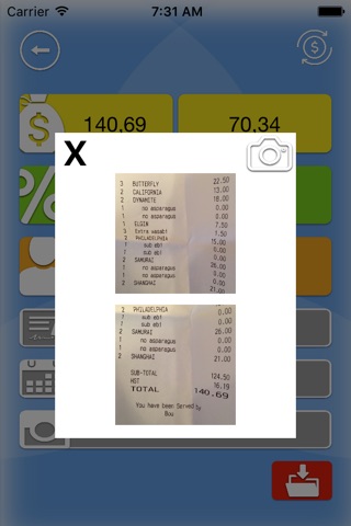 Tipeyo - calculate your tips and save your receipts screenshot 4