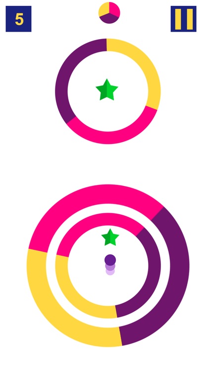 Splash Color Twist: Color Switch Circle by Joan Michael