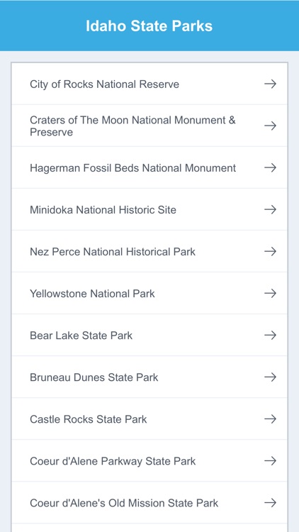 Idaho State Parks & National Parks