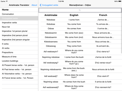 Anishinabe Translator V2 IPad screenshot 2
