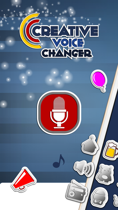 How to cancel & delete Creative Voice Changer and Ringtone Maker – Alter Sounds or Songs with Cool Recording Button from iphone & ipad 1