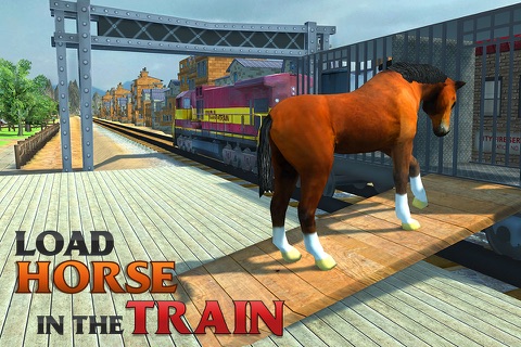 Horse Transport Train Simulator 3D – A locomotive Transporter Simulation screenshot 2