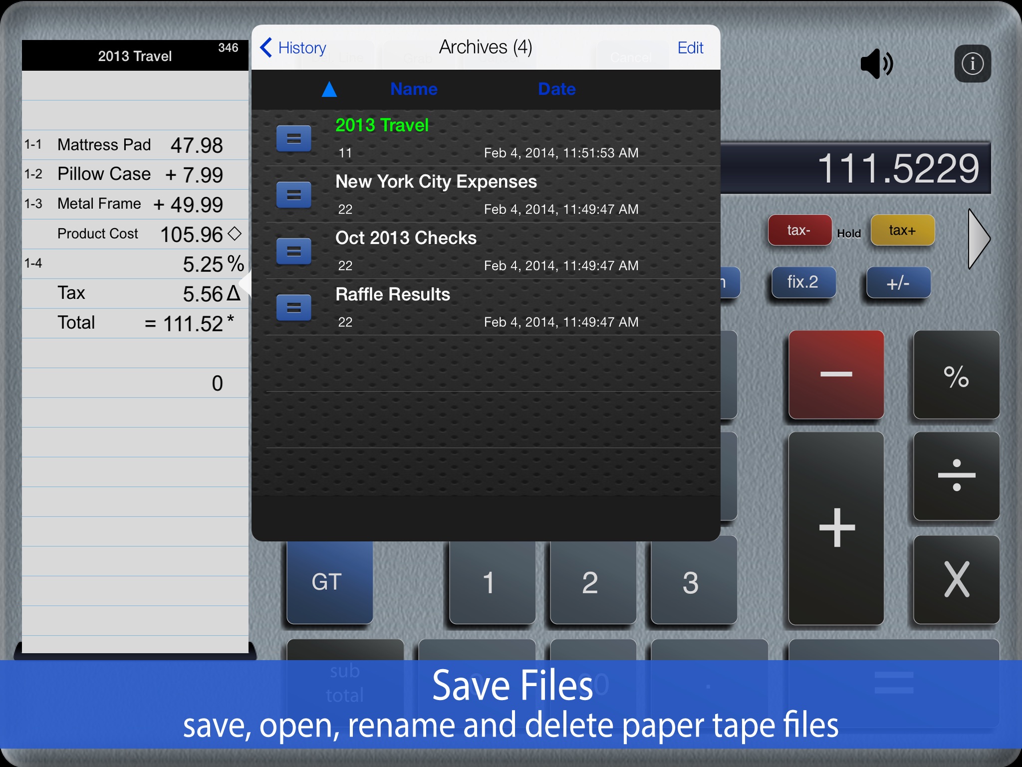 Accountant for iPad Calculator screenshot 4