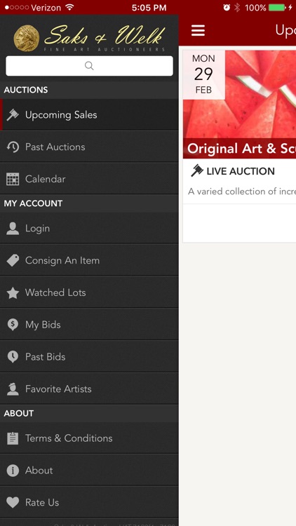 SAKS & WELK FINE ART AUCTIONEERS screenshot-4