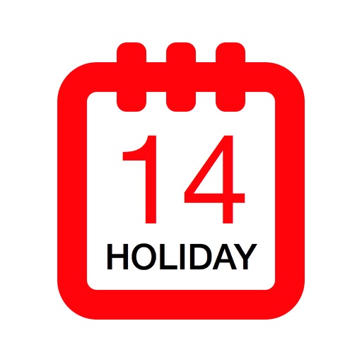 Holiday Calendar Canada 2016 - Public Statutory Canadian Holidays for Vacation and free time Planning