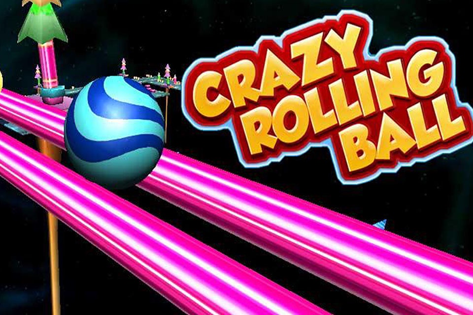 Crazy Rolling Ball. Red Bouncing Pop Ball In Sky Adventure screenshot 3