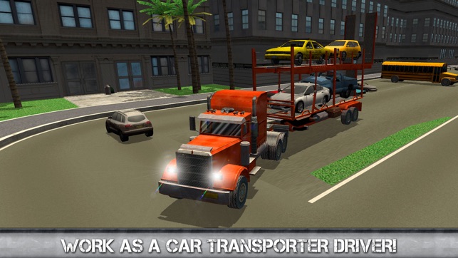 Car Transporter Driving Simulator 3D