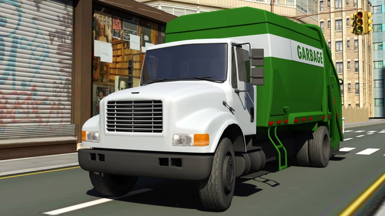 City Cleaner Garbage truck simulation