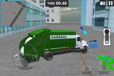 City Cleaner Garbage truck simulation screenshot 2