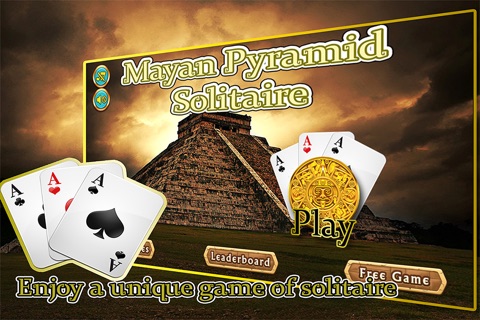 Mayan Pyramid Solitaire Free-Temple of the Sun Gods screenshot 4
