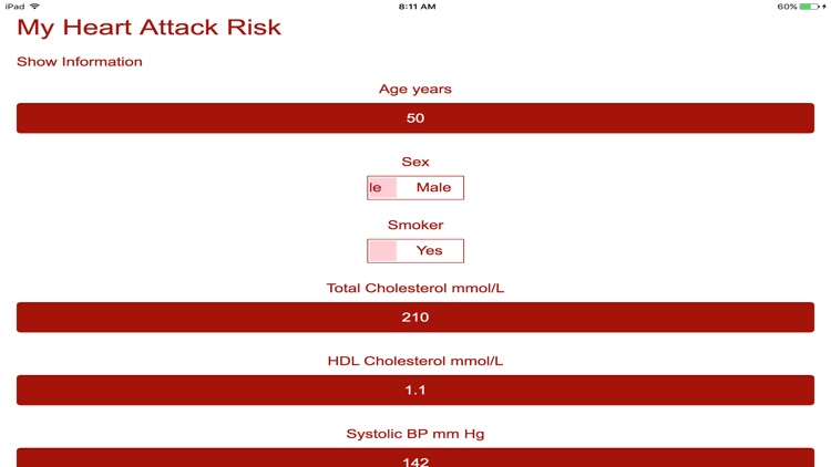 Heart Attack Risk Test