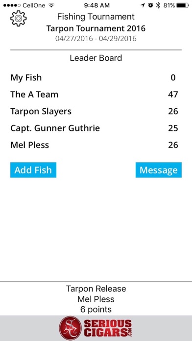 How to cancel & delete Fish Tourney from iphone & ipad 2
