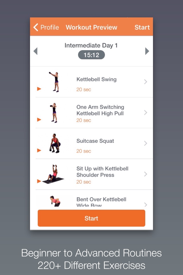 Kettlebell Tabata Trainer screenshot 2