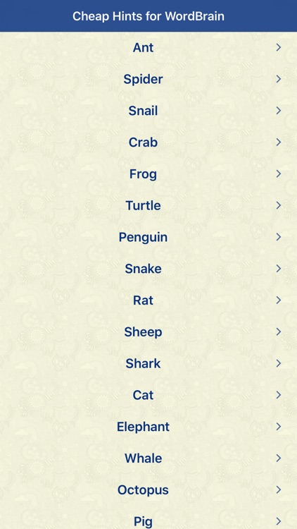 Cheap Hints for Word Brain - Best Answers, Cheat, and Cheats for WordBrain