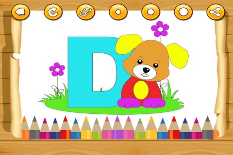 Alphabet Coloring Book For Toddler screenshot 2
