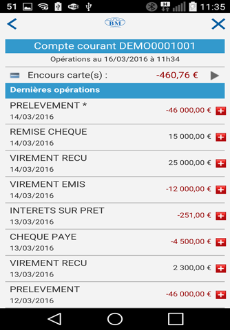 Banque Marze Mobile screenshot 3