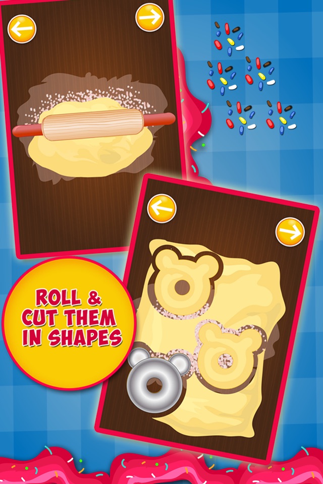 Donut Maker Salon - free Fun baby cotton candy cooking making & dessert sweet games for kids screenshot 2