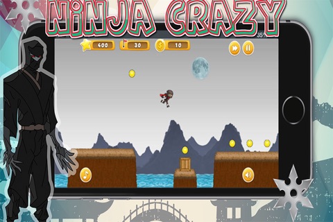 Ninja Crazy Running Jump screenshot 2