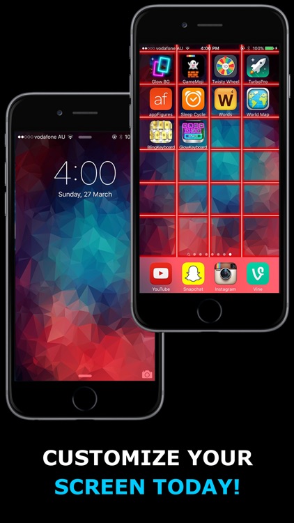 Glow Backgrounds - Customize Your Wallpaper! screenshot-3