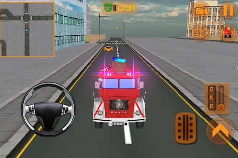 FireFighter fighting 3d simulator Truck Driver screenshot 3