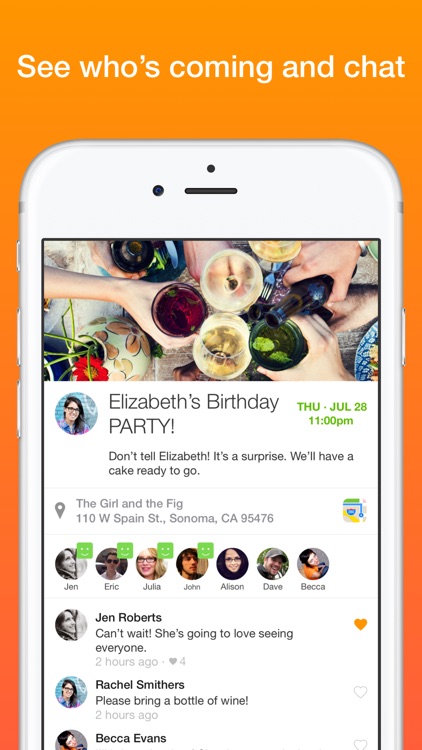 Juggle - Cool Invitations & RSVPs via TEXT screenshot-3