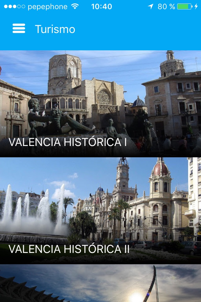 TOURISTPHONE.app VALENCIA screenshot 2