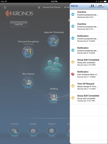 Kronos Workforce Tablet for iSeries screenshot 2
