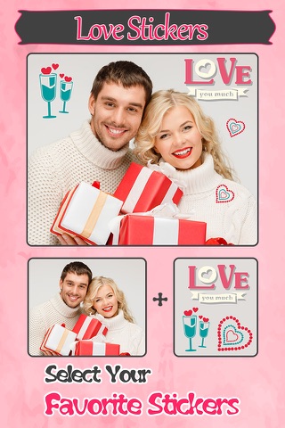 Love Sticker Makeup - Add Heart Touching Stickers to Your Pictures for Valentine's Day screenshot 4